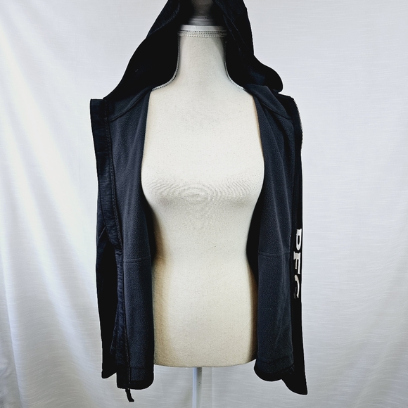 Columbia PFG Black Full Zip Jacket size Medium - Picture 8 of 9
